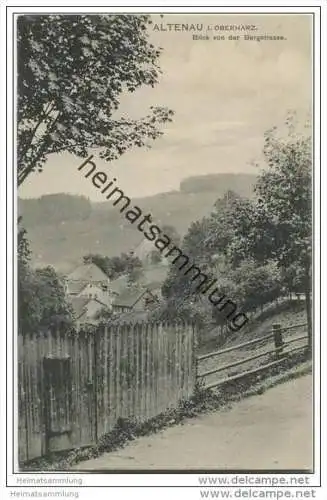 Altenau im Oberharz - Blick von der Bergstrasse ca. 1910