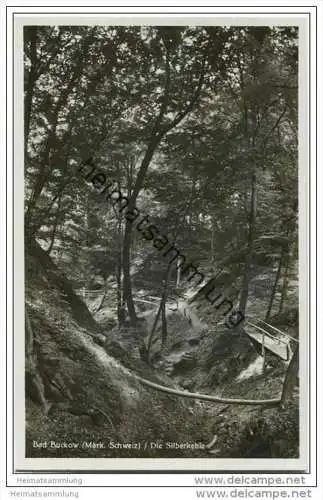 Bad Buckow - Die Silberkehle - Foto-AK 30er Jahre