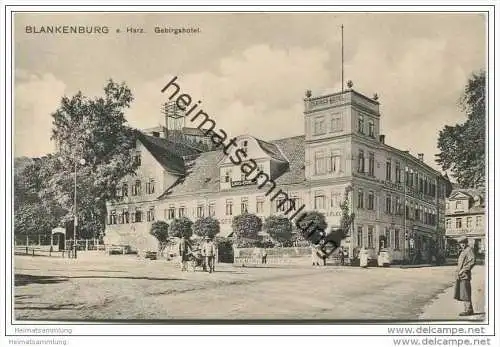 Blankenburg - Gebirgshotel ca. 1910 Besitzer Walter Plock