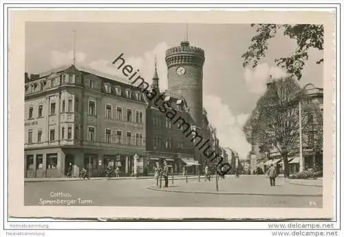 Cottbus - Spremberger Turm - Foto-AK ca. 1930