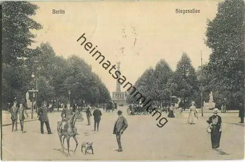 Berlin - Siegesallee - Schnabel 's Postkartenverlag Berlin