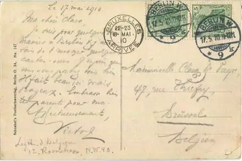 Berlin - Siegesallee - Schnabel 's Postkartenverlag Berlin