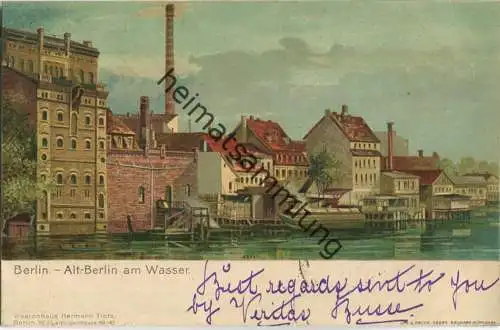 Berlin - Alt-Berlin am Wasser - Verlag Waarenhaus Hermann Tietz Berlin