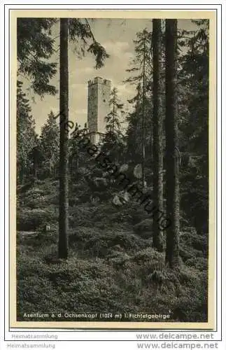 Fichtelgebirge - Asenturm an dem Ochsenkopf ca. 1920