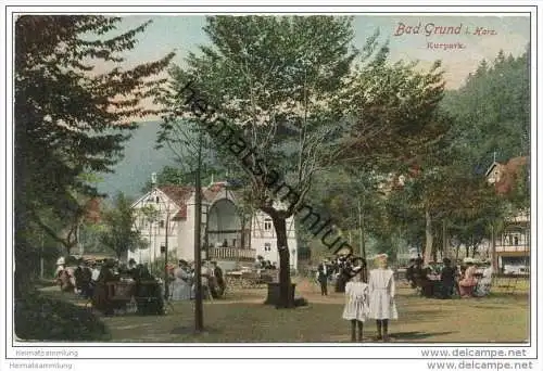 Bad Grund (Oberharz) - Kurpark ca. 1910