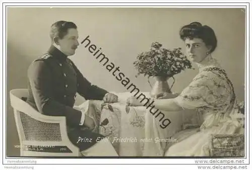 Deutsches Reich - Prinz Eitel Friedrich von Preussen nebst Gemahlin