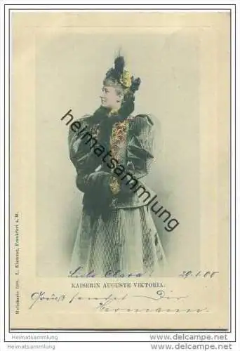 Deutsches Reich - Kaiserin Auguste Viktoria - Heliokarte