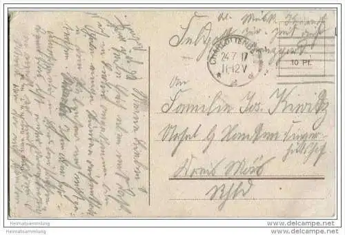 Berlin - Friedrichstrasse - Ecke Unter den Linden - Pferdebahn - Feldpost