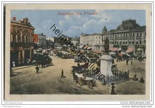 Ploesti - Ploiesti - Piaja si Monumentul Libertajii - Feldpost