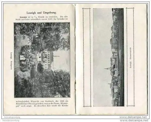 Leisnig - Borna - Frohburg - Kohren - Lausigk 20er Jahre - 16 Seiten mit 12 Abbildungen - 2 Karten