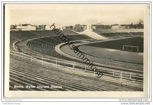 Berlin - Walter-Ulbricht-Stadion - Foto-AK 50er Jahre