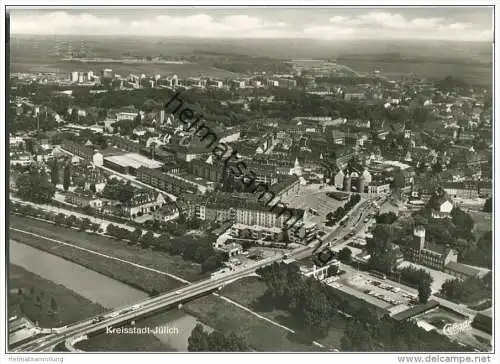 Jülich - Luftbild - Foto-AK