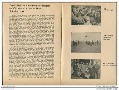 Ostmark - Ostmarkenlanddienst - Ostamt - Deutsche Studentenschaft - Sommersemester 1934