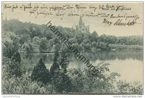 Berlin-Grunewald - Königssee gel. 1913