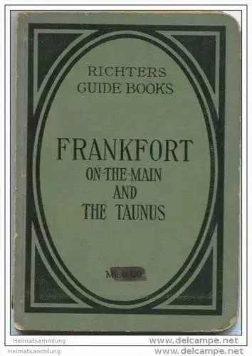 Frankfort on-the-Main and the Taunus - Richters Guide Books