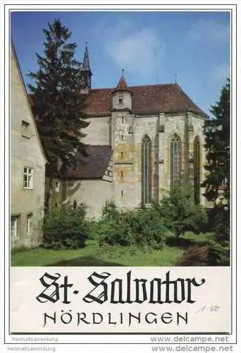 Nördlingen - katholische Pfarrkirche St. Salvator - 20 Seiten mit 7 Abbildungen - Herausgeber Kath. Stadtpfarramt