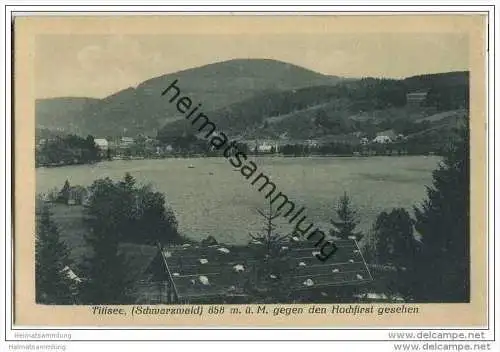 Titisee gegen den Hochfirst gesehen