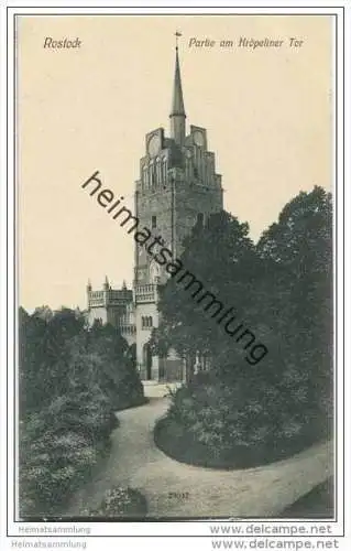 Rostock - Partie am Kröpeliner Tor - um 1910