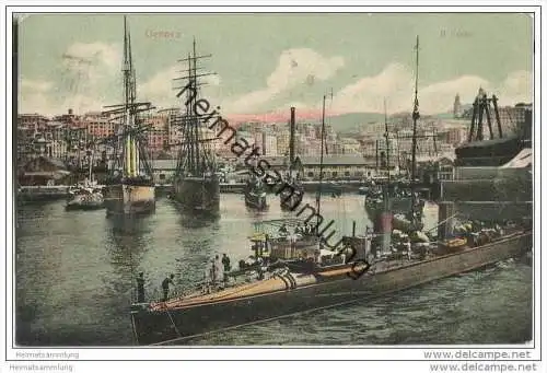Genova - Genua - Im Hafen - Schiffe - Il Porto