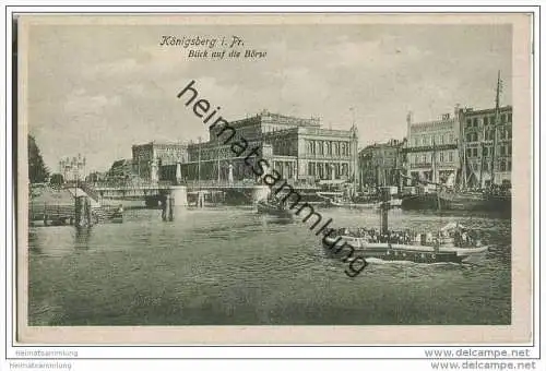 Königsberg - Blick auf die Börse 20er Jahre
