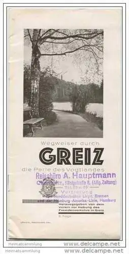 Greiz 30er Jahre - 20 Seiten mit 12 Abbildungen