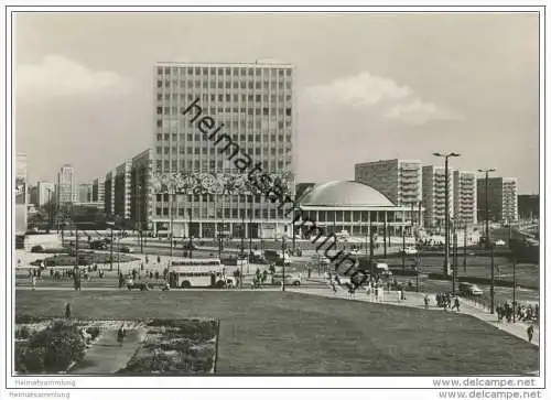 Berlin - Alexanderplatz - Haus des Lehrers - Foto-AK Grossformat 60er Jahre