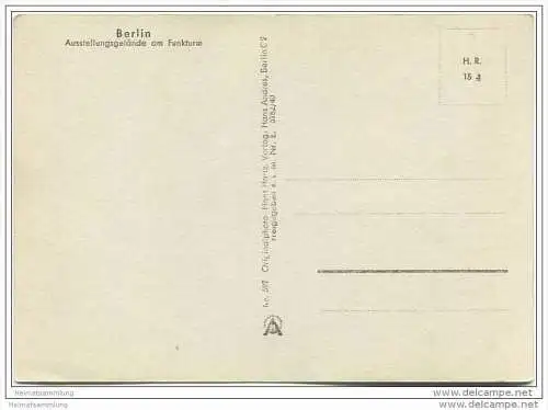 Berlin - Ausstellungsgelände am Funkturm - Foto-AK Grossformat
