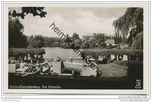 Berlin - Lietzensee - Foto-AK 50er Jahre