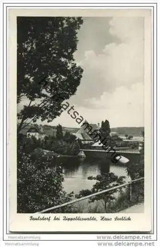 Paulsdorf bei Dippoldiswalde - Haus Seeblick - Foto-AK 50er Jahre