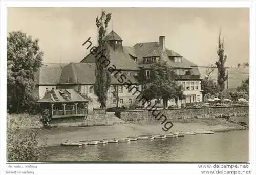 Malter Talsperre - HO-Hotel Seeblick - Foto-AK 50er Jahre