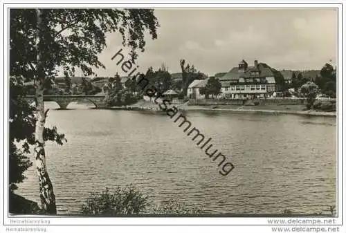 Malter Talsperre - HO-Hotel Seeblick - Foto-AK 50er Jahre