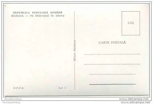 Mamaia - Pe Siut-Ghiol in amurg - Foto-AK 60er Jahre