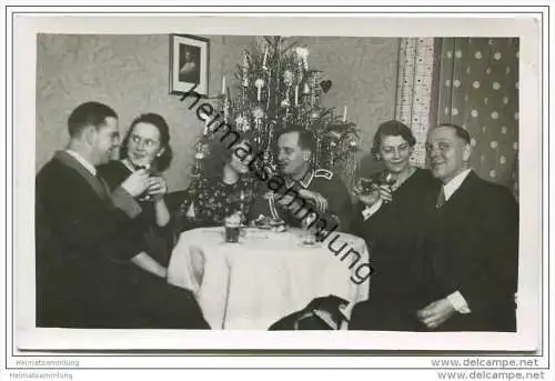 Weihnachtsfeier 1940 - Foto-AK