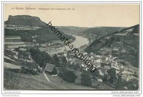 Königstein mit Lilienstein