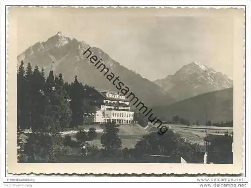 Blick von der Patscherkofelbahn Kopfstation ins Oberinntal - Foto-AK