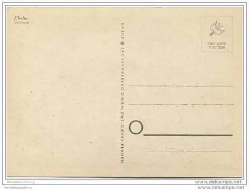 Berlin - Staatsoper -  AK-Grossformat - dünner Karton