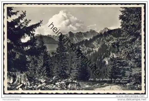 Sur le chemindu Lac Lioson sur Les Mosses - Foto-AK