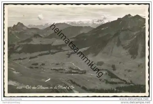 Col de Mosses vu du Mont d' Or - Foto-AK
