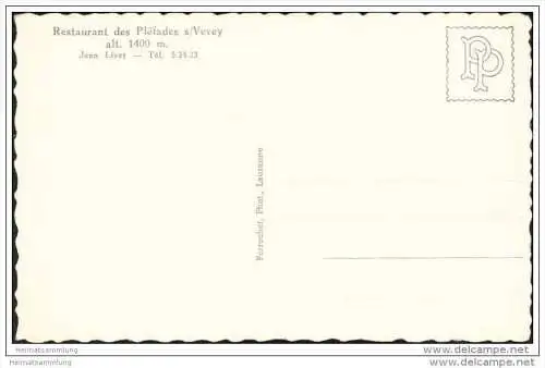 Restaurant des Pleiades - Foto-AK