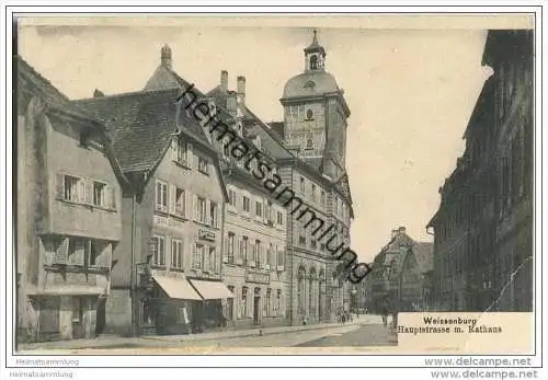 Wissembourg - Weissenburg - Hauptstrasse - Rathaus
