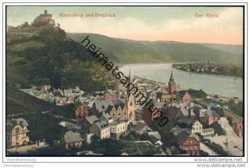 Braubach - Marksburg ca. 1910