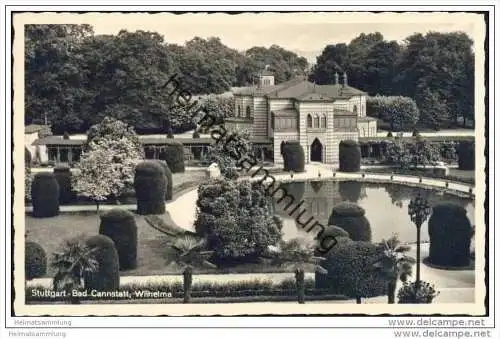 Stuttgart - Bad Cannstatt - Wilhelma - Foto-AK ca. 1930