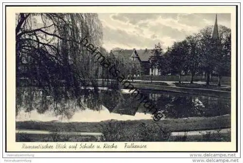 Falkensee - Kirche - Schule 30er Jahre