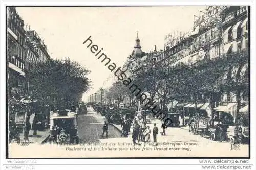 Paris - Le Boulevard des Italiens ca. 1910