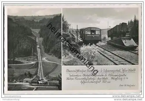Oberweissbacher Bergbahn - Foto-AK 30er Jahre