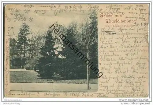 Berlin-Charlottenburg - Kaiser-Friedrich-Denkmal