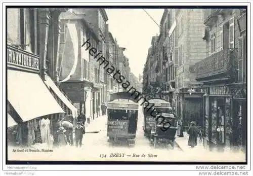 Brest - Rue de Siam - Tram