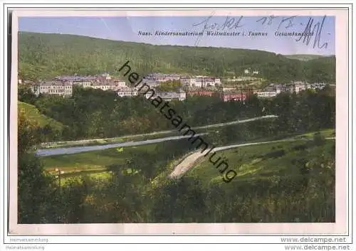 Weilmünster - Nass. Kindersanatorium - dünner Karton