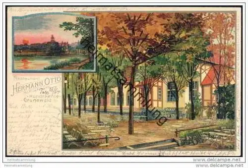 Berlin Grunewald - Restaurant  Hundekehle Hermann Otto