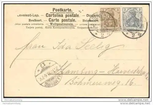 Berlin-Tiergarten - Bellevue Allee - Schloss - Stempel Berlin C 2 Dp